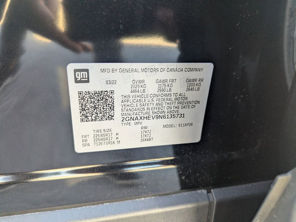 used 2022 Chevrolet Equinox car, priced at $18,992