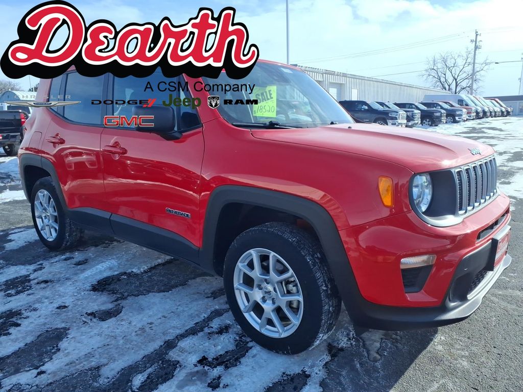 Colorado Red Clearcoat 2023 Jeep Renegade Latitude 4WD SUV / Crossover Four-Wheel Drive 9-Speed Automatic