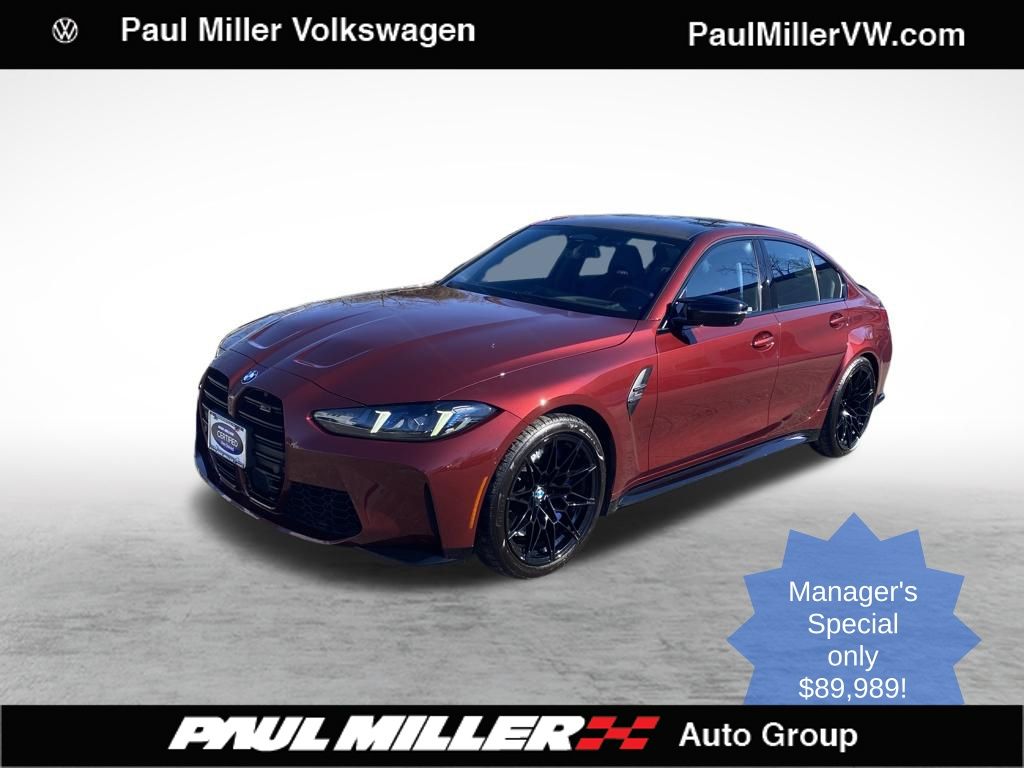 Aventurin Red Metallic 2025 BMW M3 Competition xDrive Sedan All-Wheel Drive 8-Speed Automatic