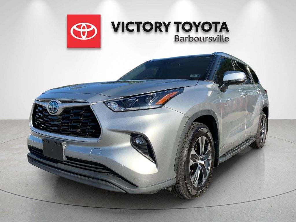Celestial Silver Metallic 2021 Toyota Highlander Hybrid SUV / Crossover All-Wheel Drive Continuously Variable Transmission