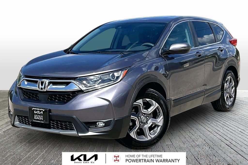 Gray 2017 Honda CR-V SUV / Crossover Front-Wheel Drive Continuously Variable Transmission