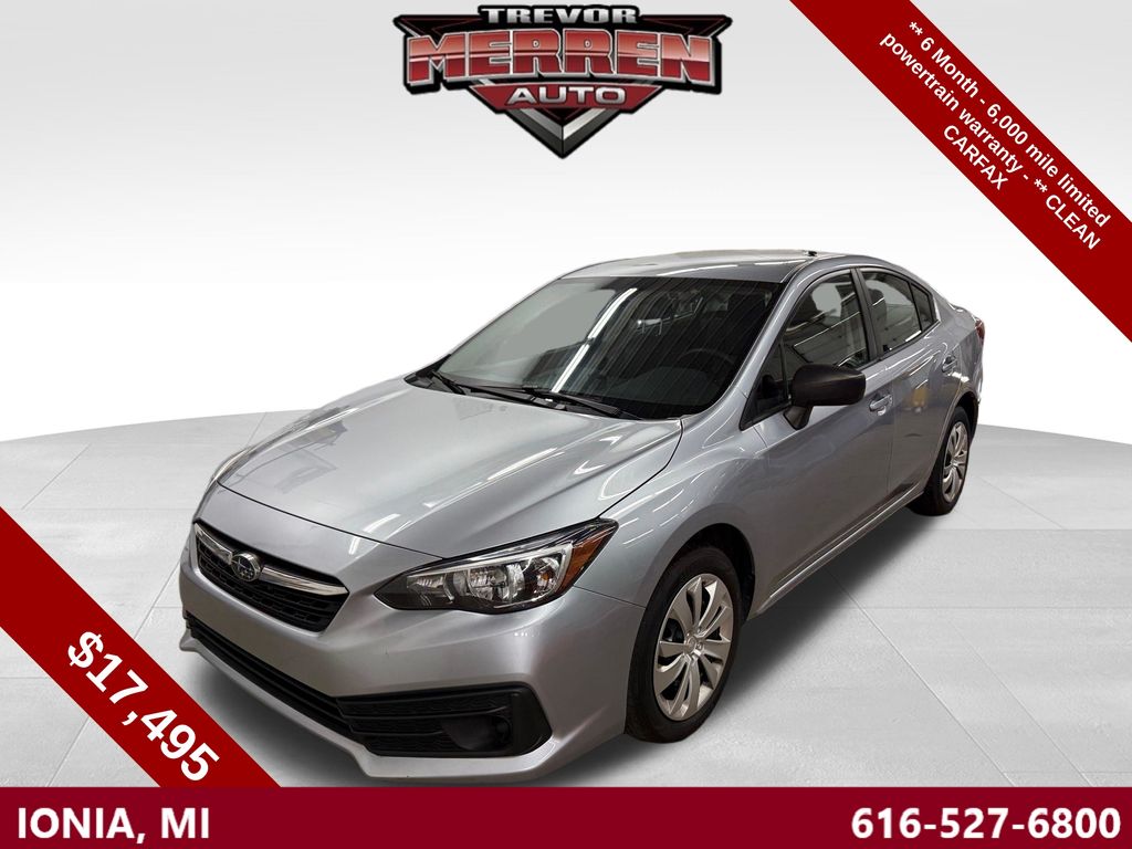 Ice Silver Metallic 2022 Subaru Impreza Sedan All-Wheel Drive Continuously Variable Transmission