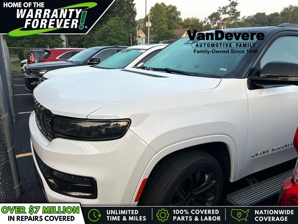 Bright White Clearcoat 2024 Jeep Grand Wagoneer L SUV / Crossover Four-Wheel Drive 8-Speed Automatic