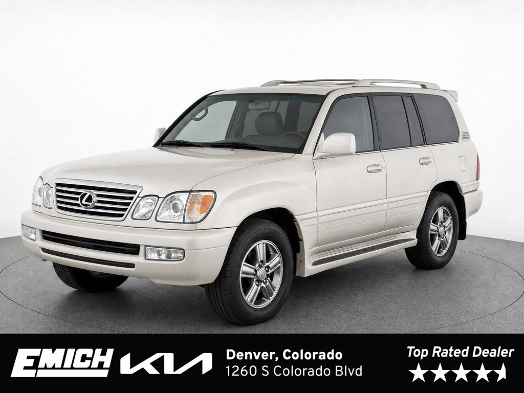 Crystal White 2006 Lexus LX SUV / Crossover Four-Wheel Drive 5-Speed Automatic Overdrive