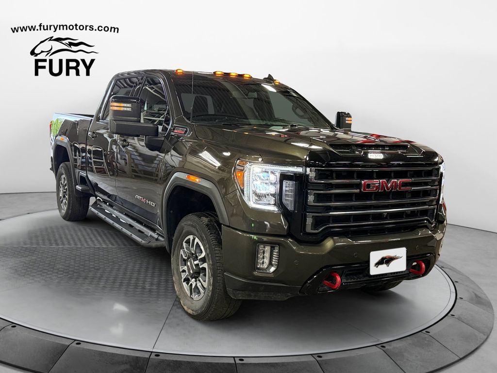 Forest Metallic 2022 GMC Sierra 3500HD Pickup Truck Four-Wheel Drive Automatic