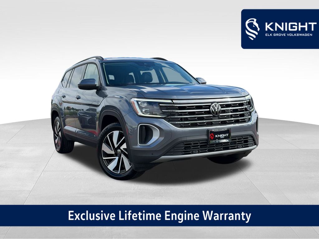 Platinum Gray Metallic 2024 Volkswagen Atlas SE 4Motion AWD with Technology SUV / Crossover All-Wheel Drive 8-Speed Automatic