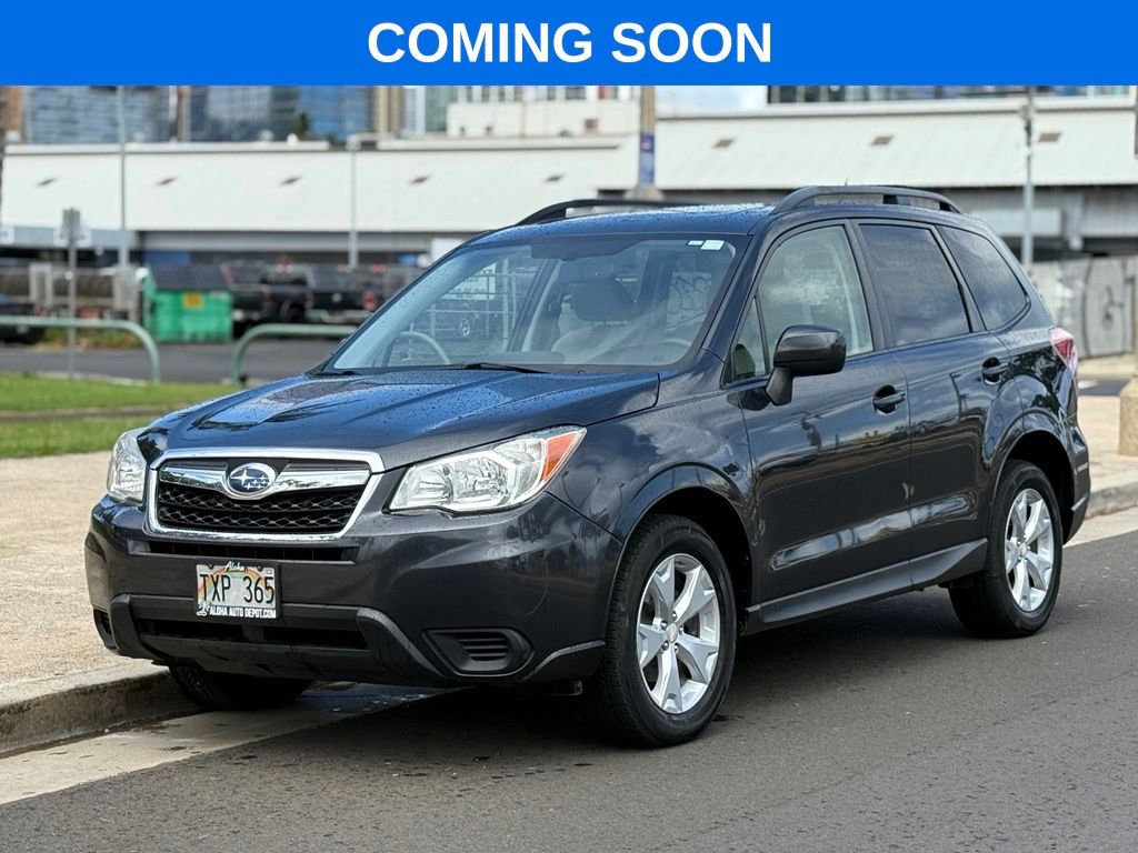 Dark Gray Metallic 2015 Subaru Forester SUV / Crossover All-Wheel Drive Continuously Variable Transmission