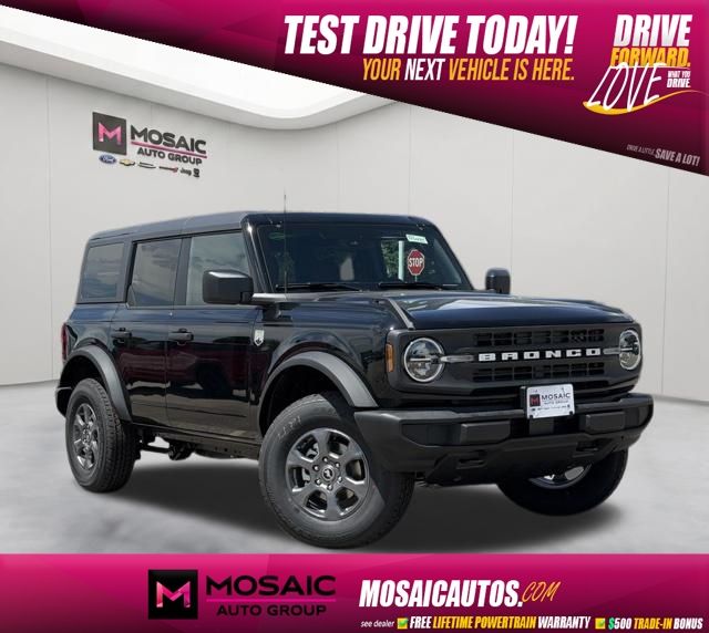 Shadow Black 2026 Ford Bronco SUV / Crossover Four-Wheel Drive Automatic