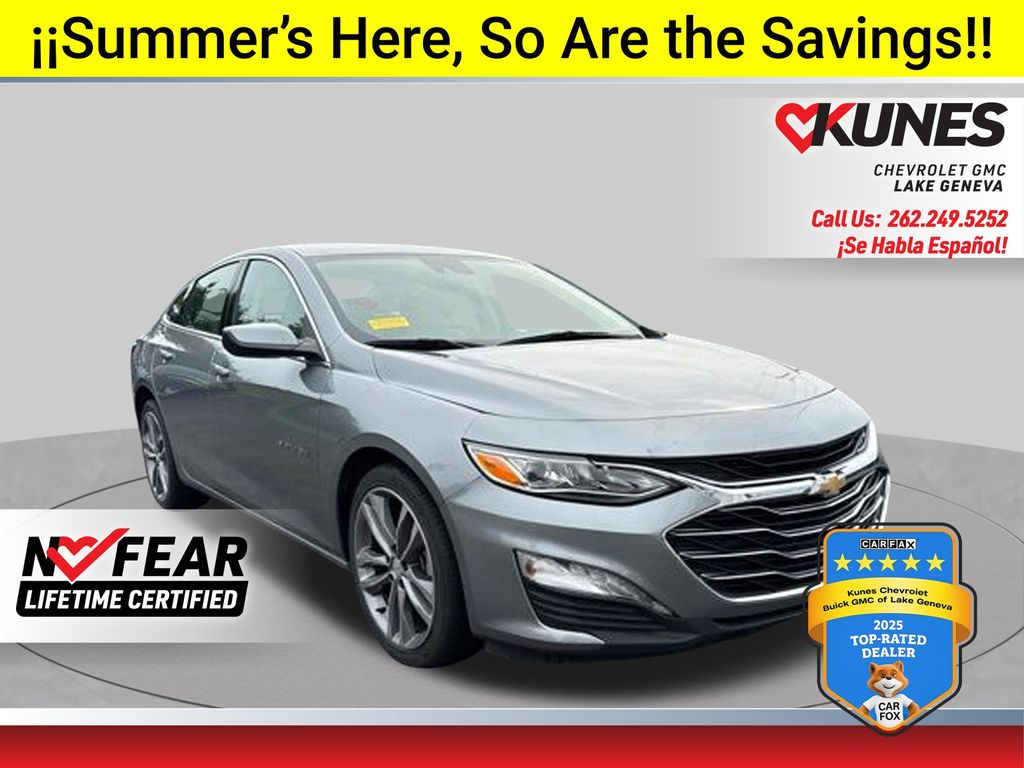 Sterling Gray Metallic 2024 Chevrolet Malibu Sedan Front-Wheel Drive Continuously Variable Transmission