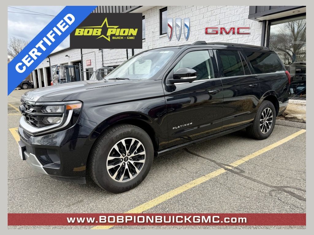 Black Metallic 2025 Ford Expedition MAX Platinum 4WD SUV / Crossover Four-Wheel Drive Automatic