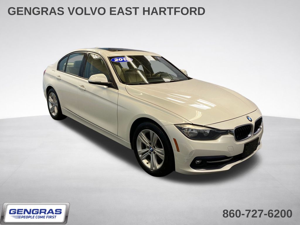 Alpine White 2016 BMW 3 Series Sedan All-Wheel Drive 8-Speed Automatic