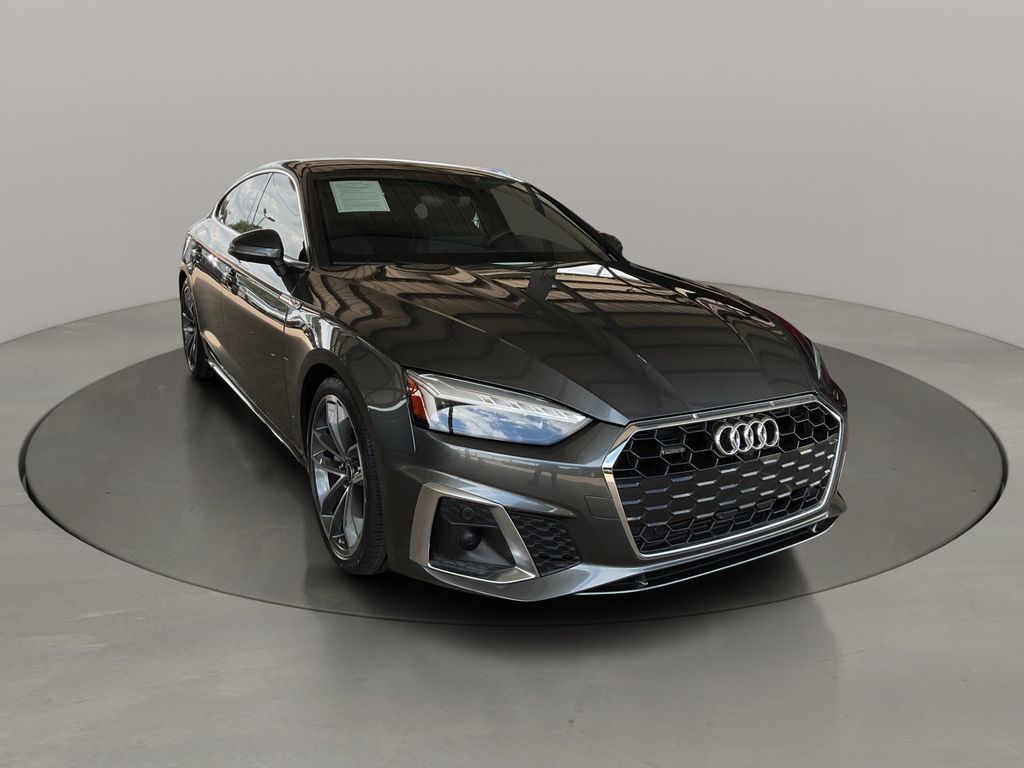 Daytona Gray Pearl Effect 2023 Audi A5 Sportback Sedan All-Wheel Drive 7-Speed Automatic
