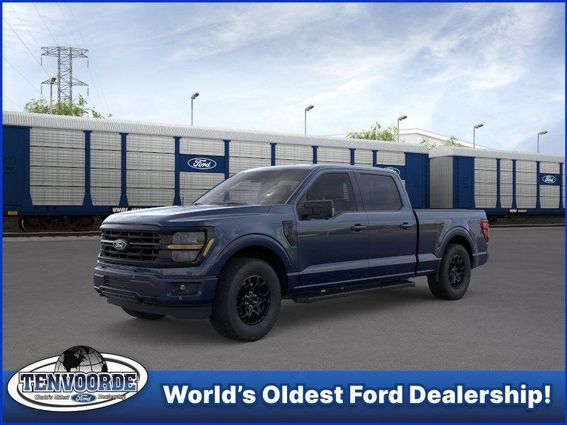 Antimatter Blue Metallic 2026 Ford F-150 XLT SuperCrew 4WD Pickup Truck Four-Wheel Drive Automatic