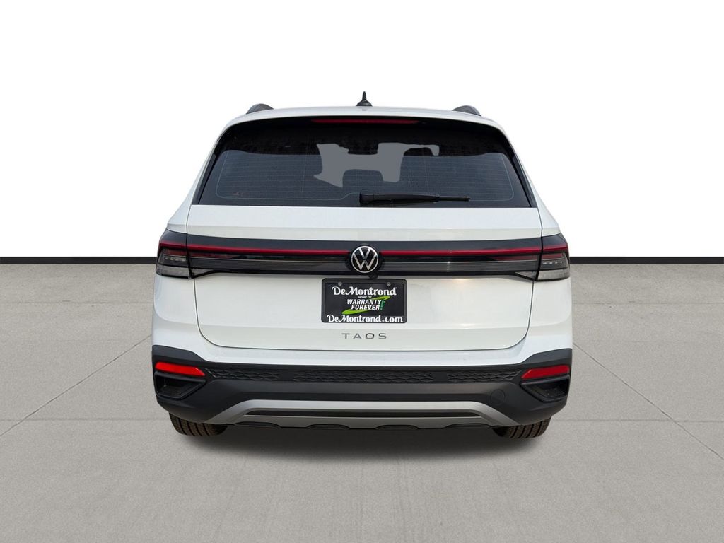 2026 Volkswagen Taos 1.5T S White at Texan Dodge Chrysler Jeep Ram