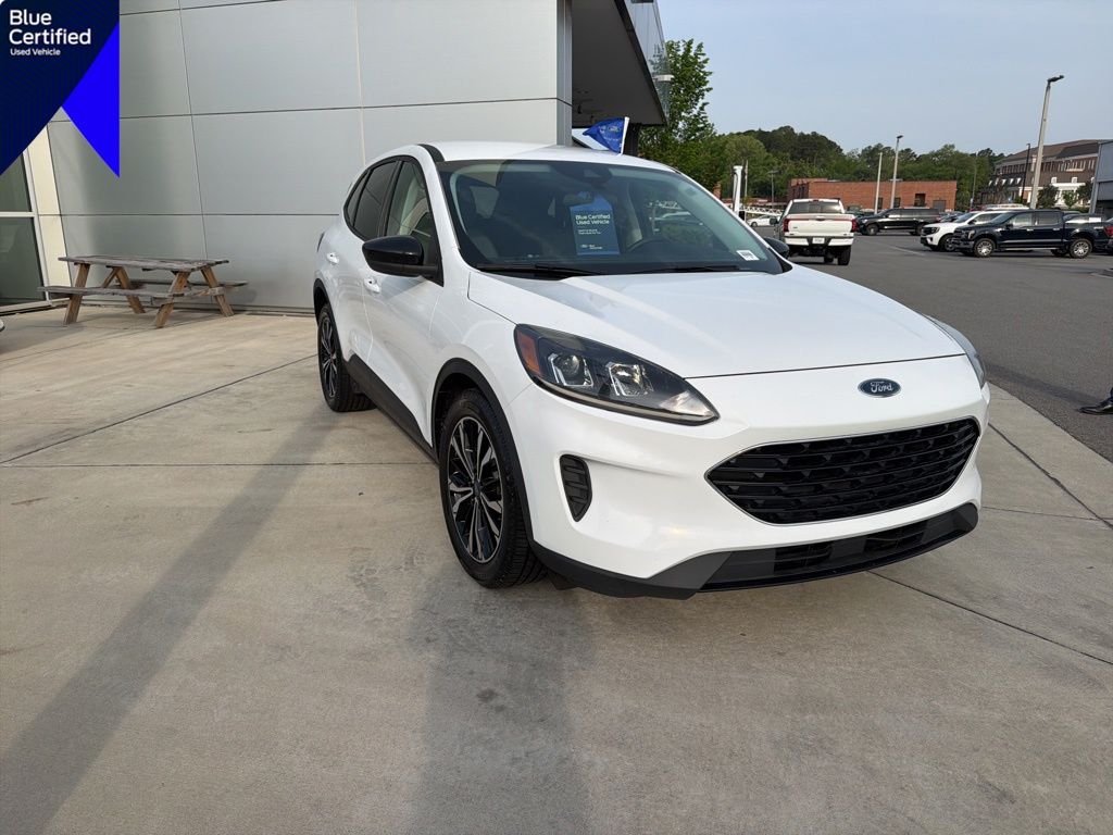 Oxford White 2021 Ford Escape SE FWD SUV / Crossover Front-Wheel Drive 8-Speed Automatic