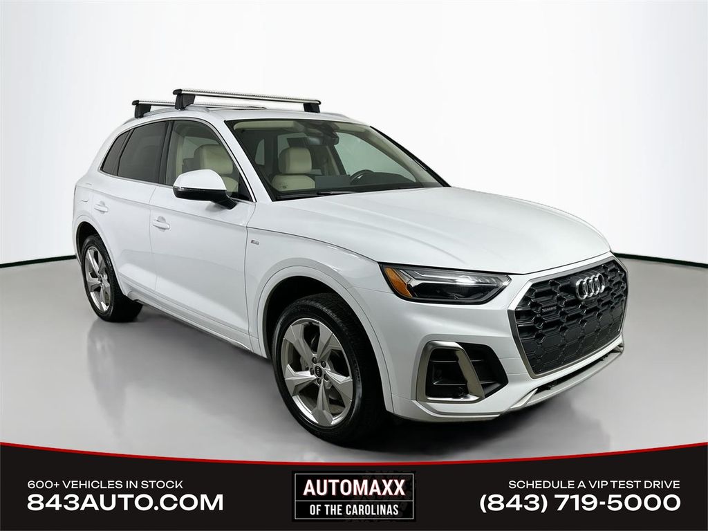 Glacier White 2023 Audi Q5 quattro Premium Plus S Line 45 TFSI SUV / Crossover All-Wheel Drive 7-Speed Automatic