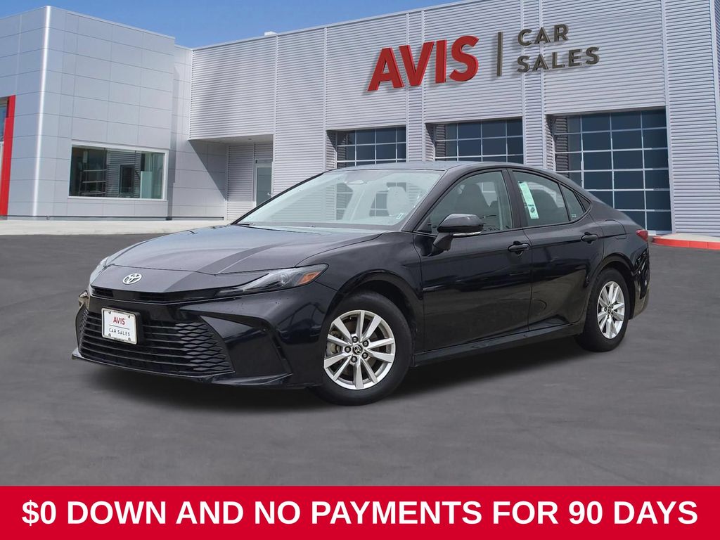 Black Metallic 2025 Toyota Camry Sedan Front-Wheel Drive Continuously Variable Transmission