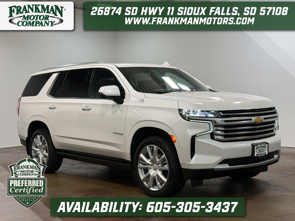White (Iridescent Pearl Tricoat) 2021 Chevrolet Tahoe SUV / Crossover Four-Wheel Drive