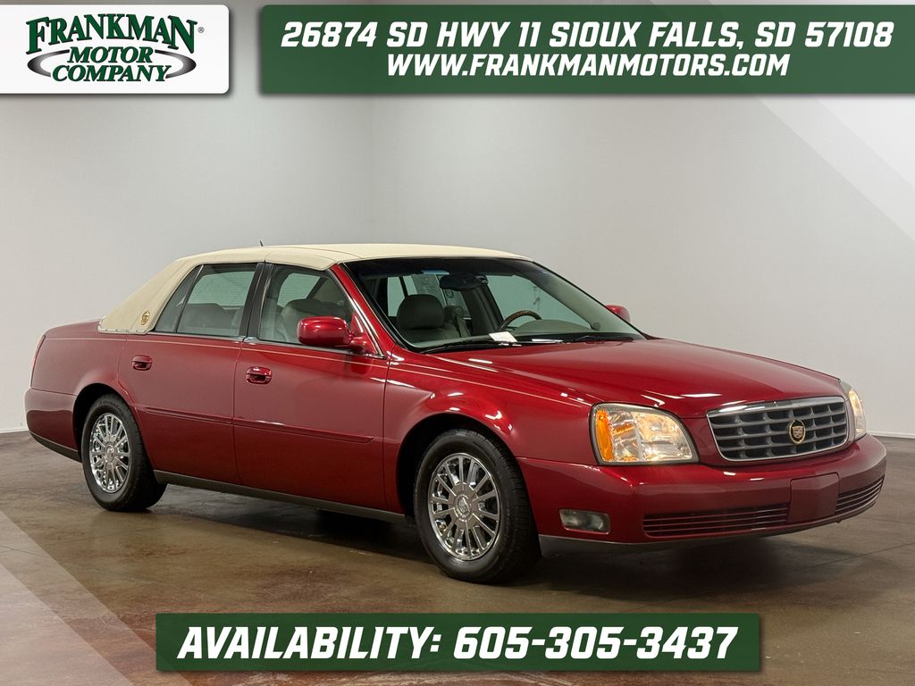Red (Crimson Pearl) 2005 Cadillac DeVille Sedan Front-Wheel Drive 4-Speed Automatic Overdrive