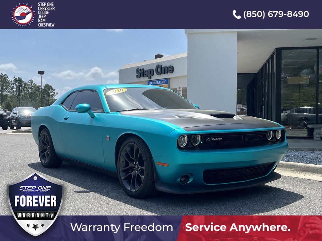 Go Mango 2020 Dodge Challenger R/T Scat Pack RWD Coupe Rear-Wheel Drive 8-Speed Automatic