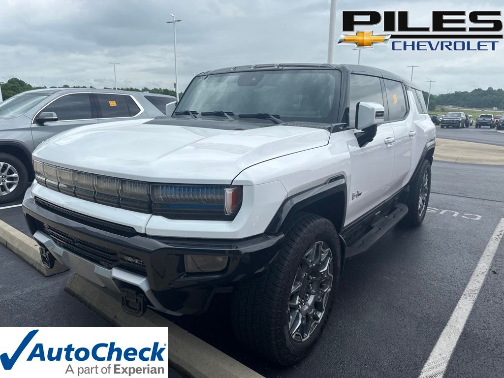 White 2025 GMC Hummer EV SUV 3X AWD SUV / Crossover All-Wheel Drive 1-Speed Automatic