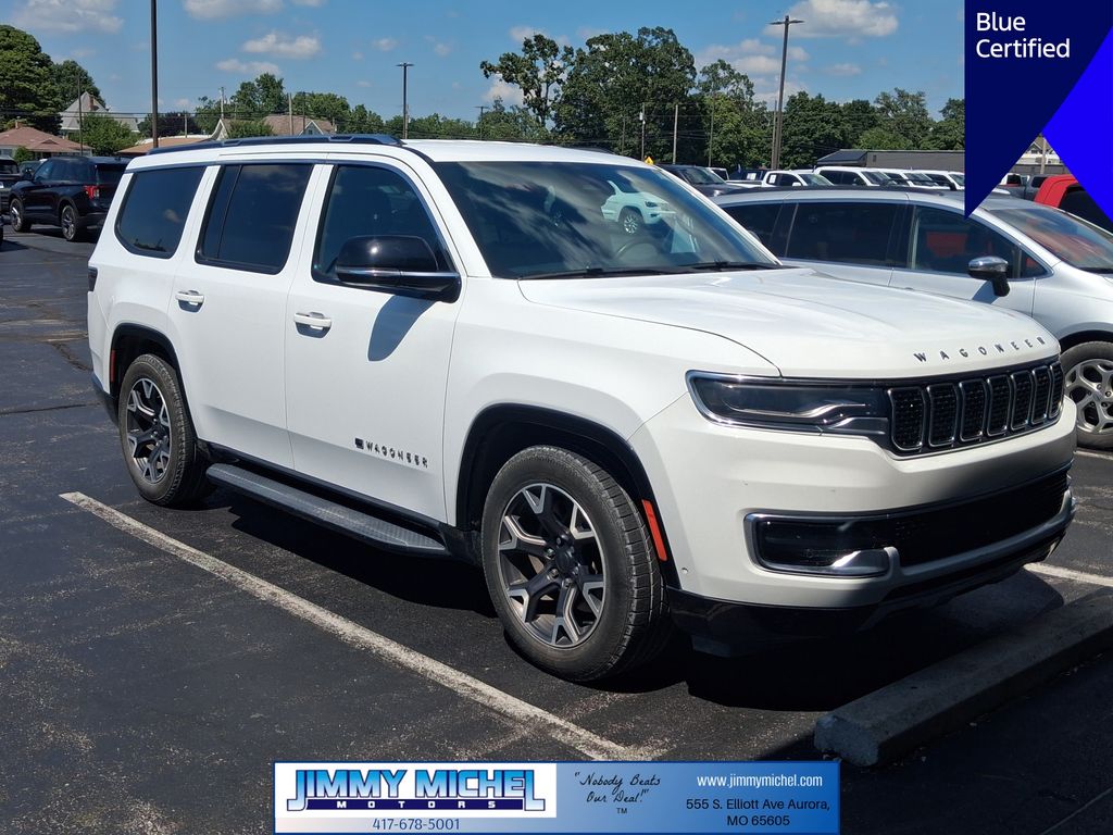 Bright White Clearcoat 2023 Jeep Wagoneer SUV / Crossover Four-Wheel Drive 8-Speed Automatic