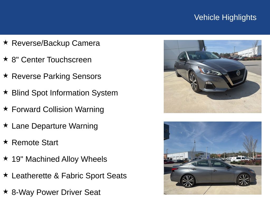 2022 Nissan Altima SR FWD
