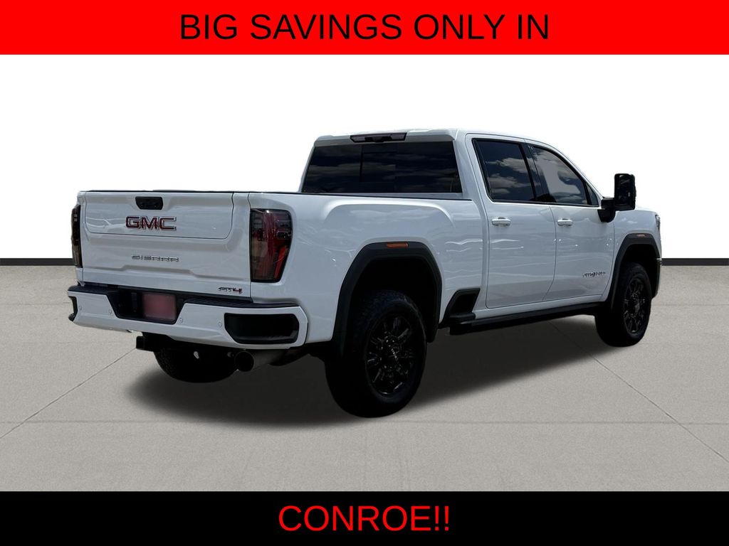2024 GMC Sierra 2500HD AT4 White at Bayway Cadillac of The Woodlands