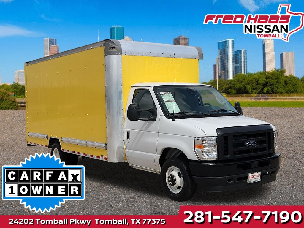 Oxford White 2024 Ford E-Series Chassis E-350 SD Cutaway SB RWD Pickup Truck Rear-Wheel Drive 6-Speed Automatic Overdrive