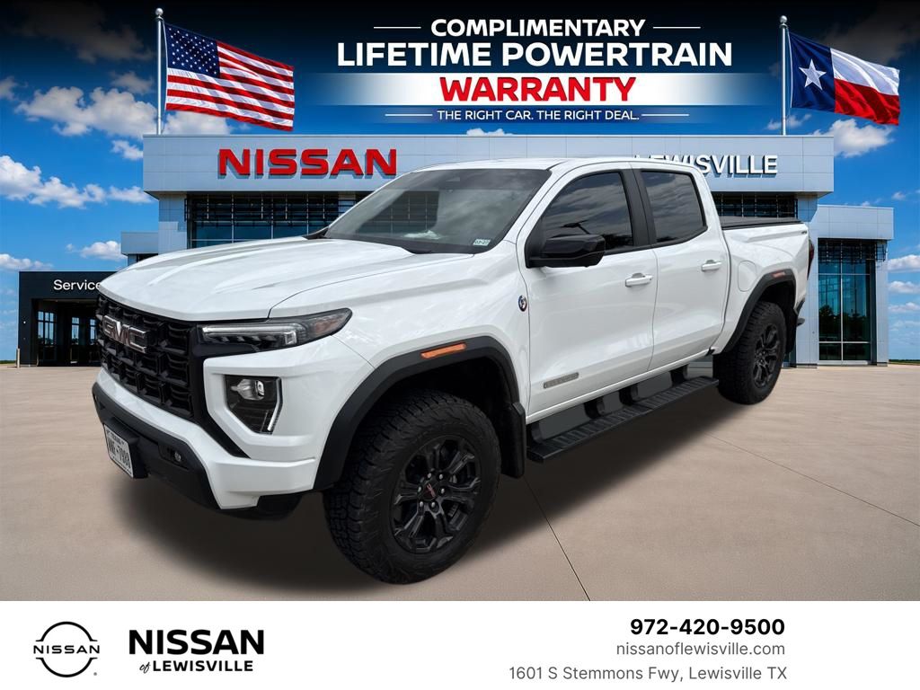 Summit White 2025 GMC Canyon Pickup Truck Four-Wheel Drive 8-Speed Automatic