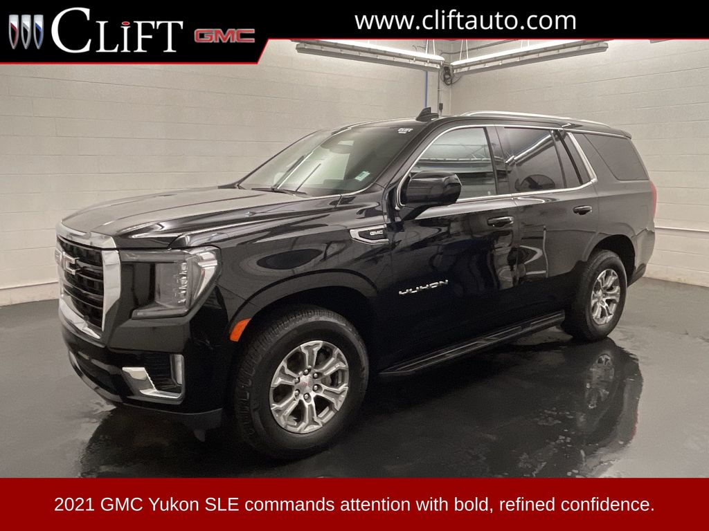 Onyx Black 2021 GMC Yukon SUV / Crossover Four-Wheel Drive