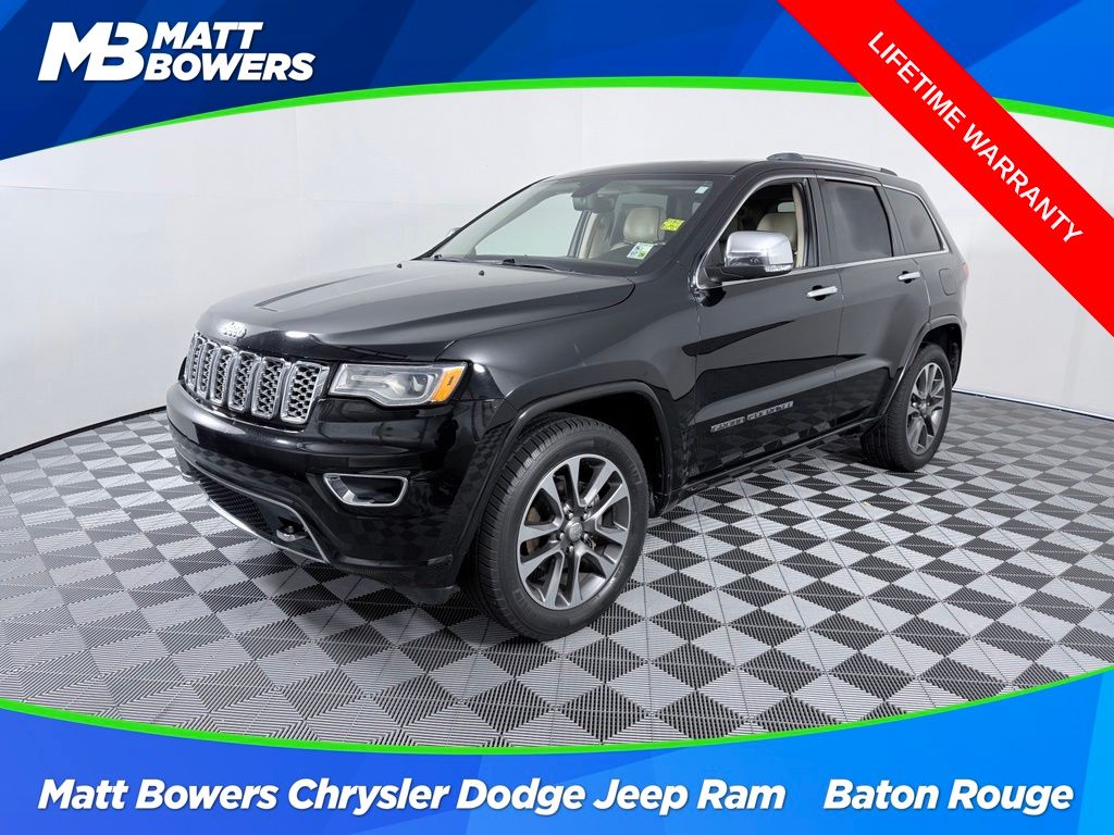Diamond Black Crystal Pearlcoat 2018 Jeep Grand Cherokee SUV / Crossover 4X2 8-Speed Automatic