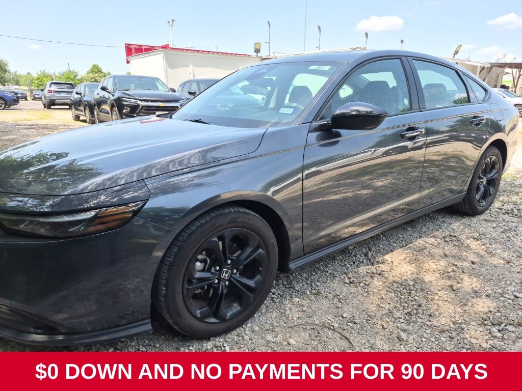 Gray 2025 Honda Accord Sedan Front-Wheel Drive Continuously Variable Transmission