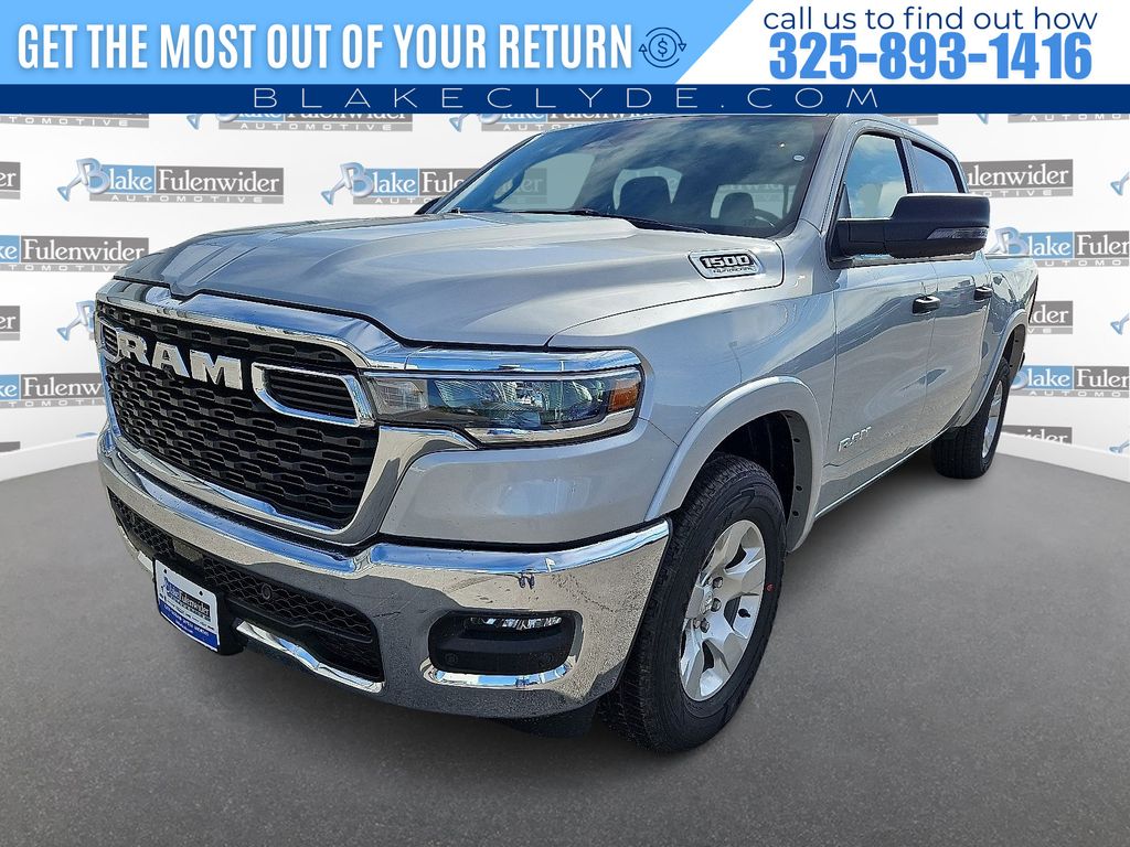Silver Zynith 2026 RAM 1500 Big Horn Crew Cab RWD Pickup Truck 4X2 8-Speed Automatic