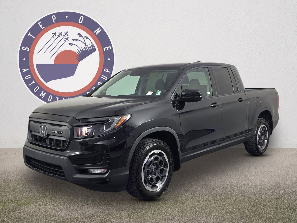 Black 2024 Honda Ridgeline Sport AWD Pickup Truck All-Wheel Drive Automatic