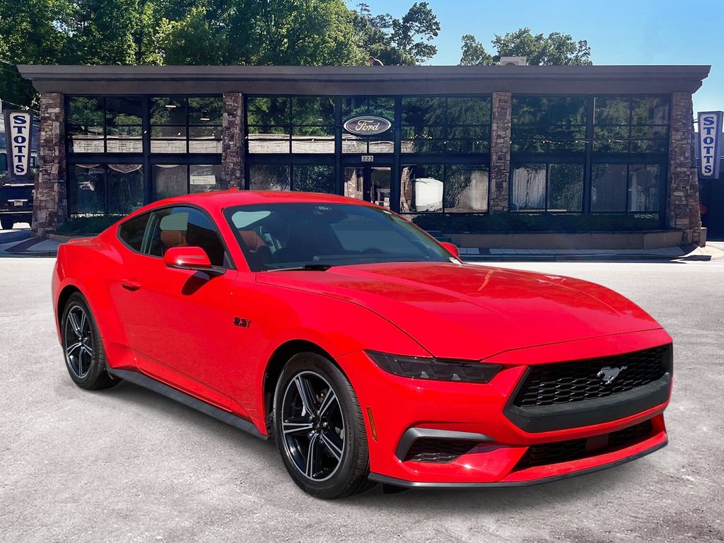 Race Red 2025 Ford Mustang Coupe Rear-Wheel Drive Automatic