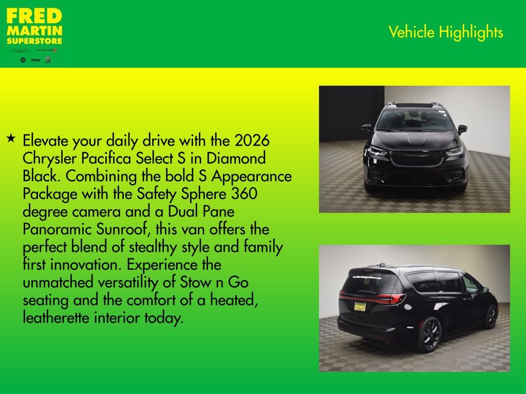 new 2026 Chrysler Pacifica car, priced at $44,465