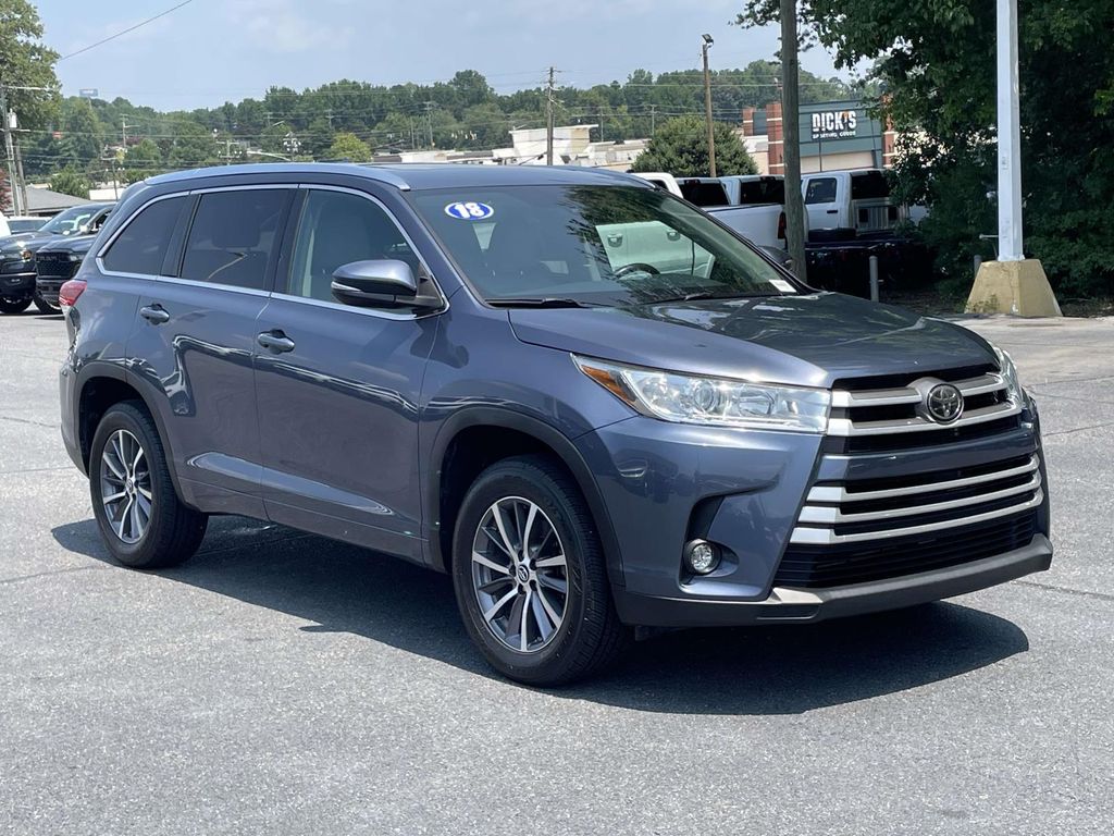 Shoreline Mist 2018 Toyota Highlander SUV / Crossover Front-Wheel Drive 8-Speed Automatic