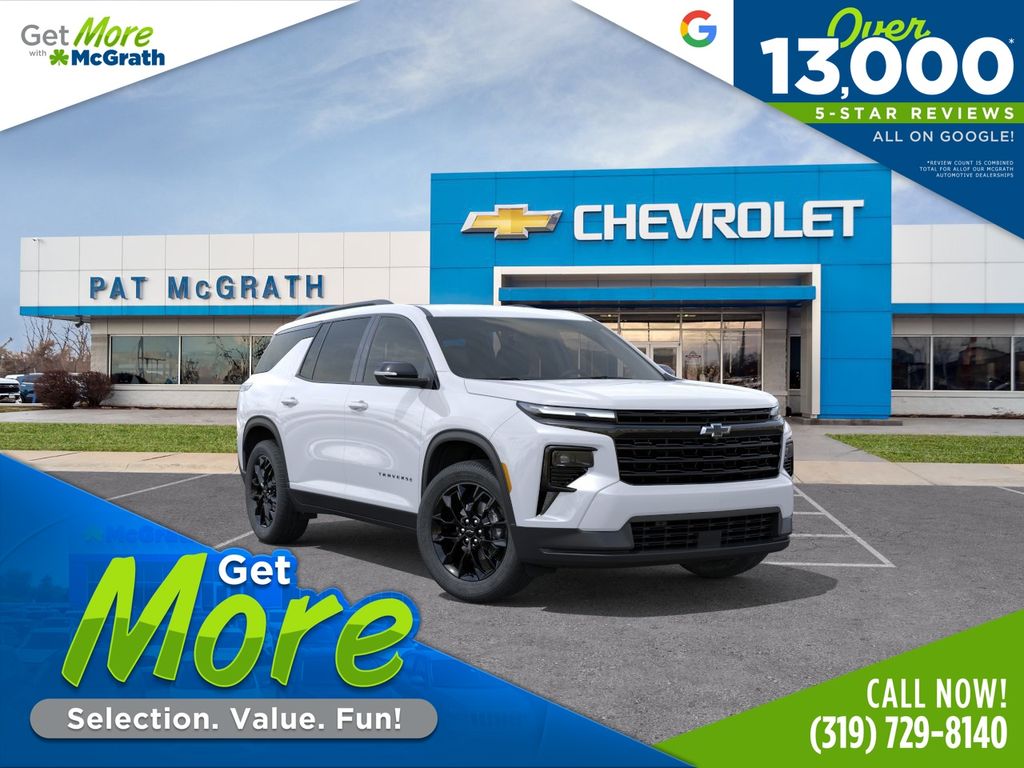 Polar White Tricoat 2026 Chevrolet Traverse SUV / Crossover Four-Wheel Drive 8-Speed Automatic