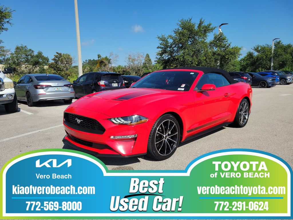 Race Red 2020 Ford Mustang Convertible Rear-Wheel Drive Automatic