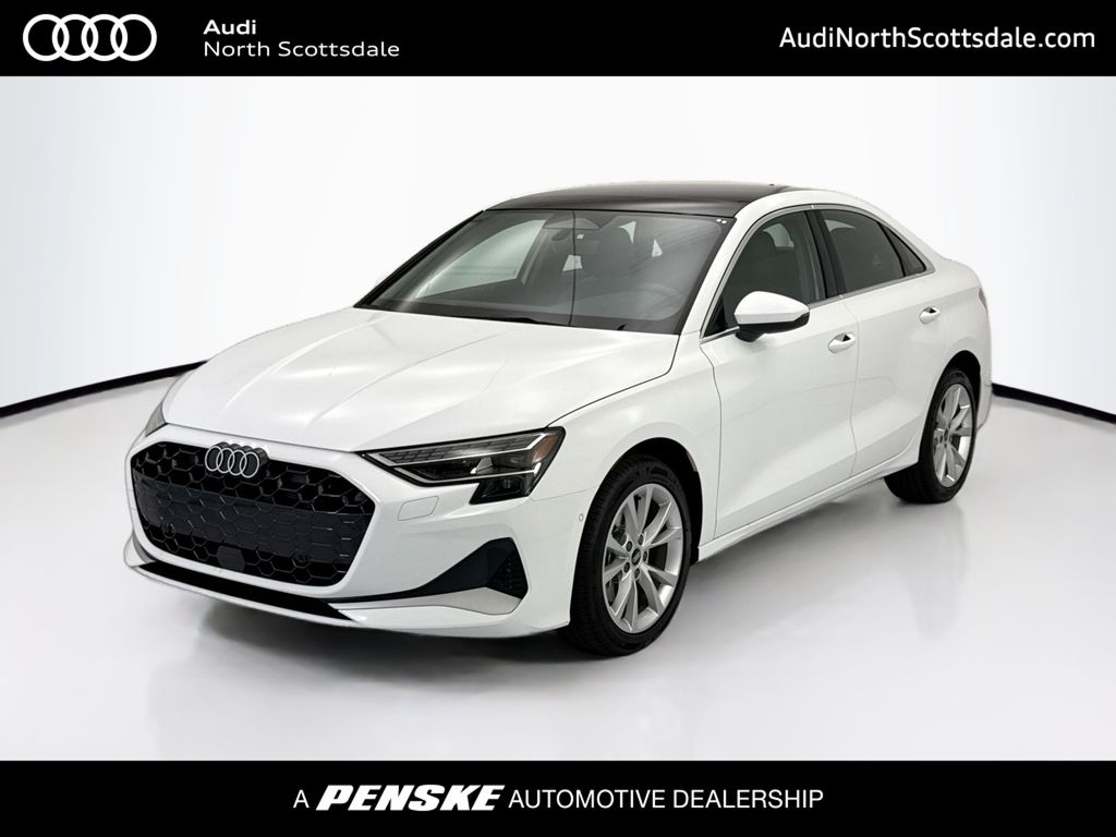 White 2026 Audi A3 Sedan All-Wheel Drive 7-Speed Automatic