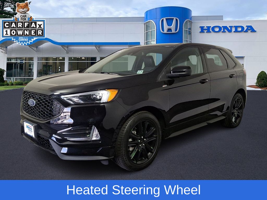 Black Metallic 2024 Ford Edge SUV / Crossover All-Wheel Drive 8-Speed Automatic