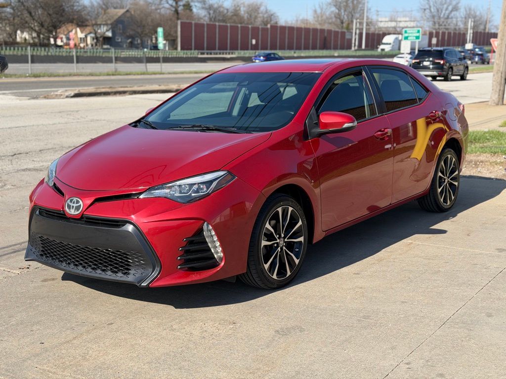 Barcelona Red Metallic 2017 Toyota Corolla SE Sedan Front-Wheel Drive Continuously Variable Transmission