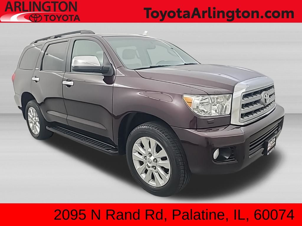 Red (Sizzling Crimson Mica) 2012 Toyota Sequoia Platinum 4WD SUV / Crossover Four-Wheel Drive 6-Speed Automatic