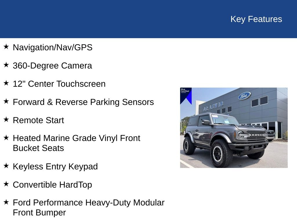 2022 Ford Bronco Badlands Advanced