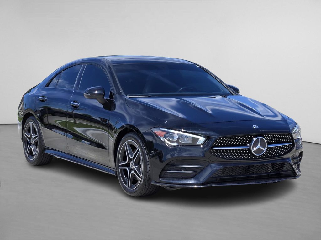 Black 2021 Mercedes-Benz CLA Coupe All-Wheel Drive 7-Speed Automatic