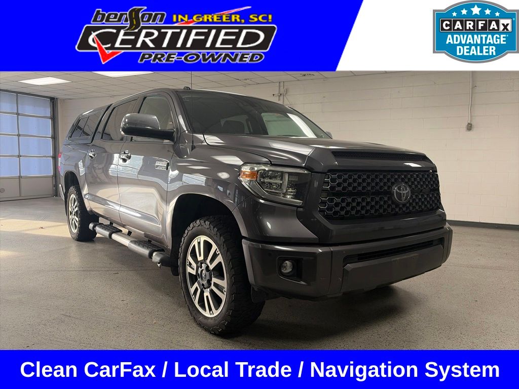 Magnetic Gray Metallic 2019 Toyota Tundra Pickup Truck Four-Wheel Drive 6-Speed Automatic