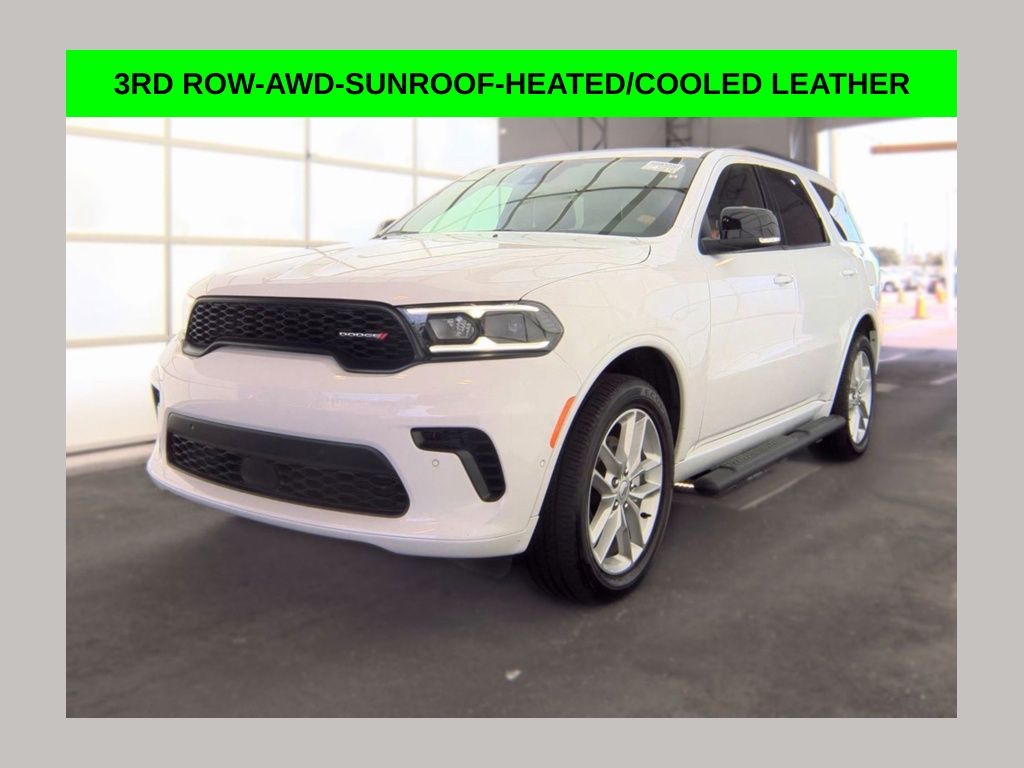 White Knuckle Clearcoat 2025 Dodge Durango SUV / Crossover All-Wheel Drive 8-Speed Automatic