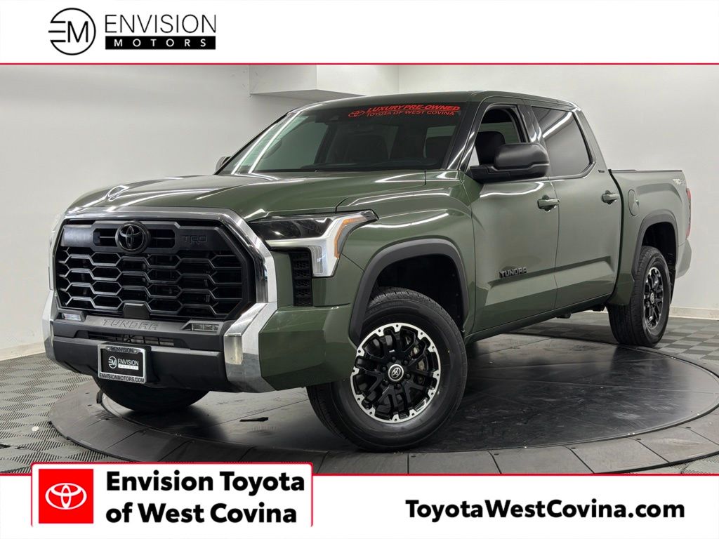 Army Green 2023 Toyota Tundra Pickup Truck Four-Wheel Drive Automatic