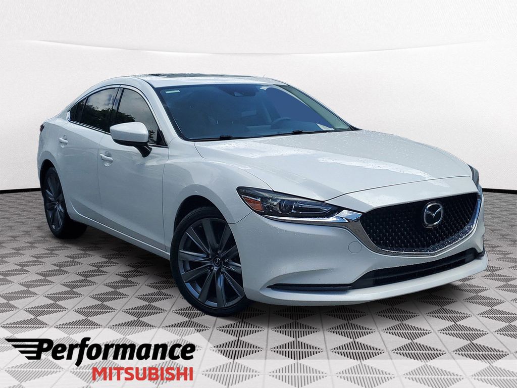 Snowflake White Pearl Mica 2020 Mazda MAZDA6 Sedan Front-Wheel Drive 6-Speed Automatic